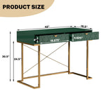 Glossy Storage Home Office Desk with Drawer