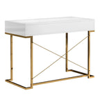 Glossy Storage Home Office Desk with Drawer