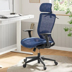 FlexiSpot Ergonomic Office Desk Chair 360 Swivel Height Adjustable Mesh Chair Adjustable Headrest, Lumbar Support, Armrest