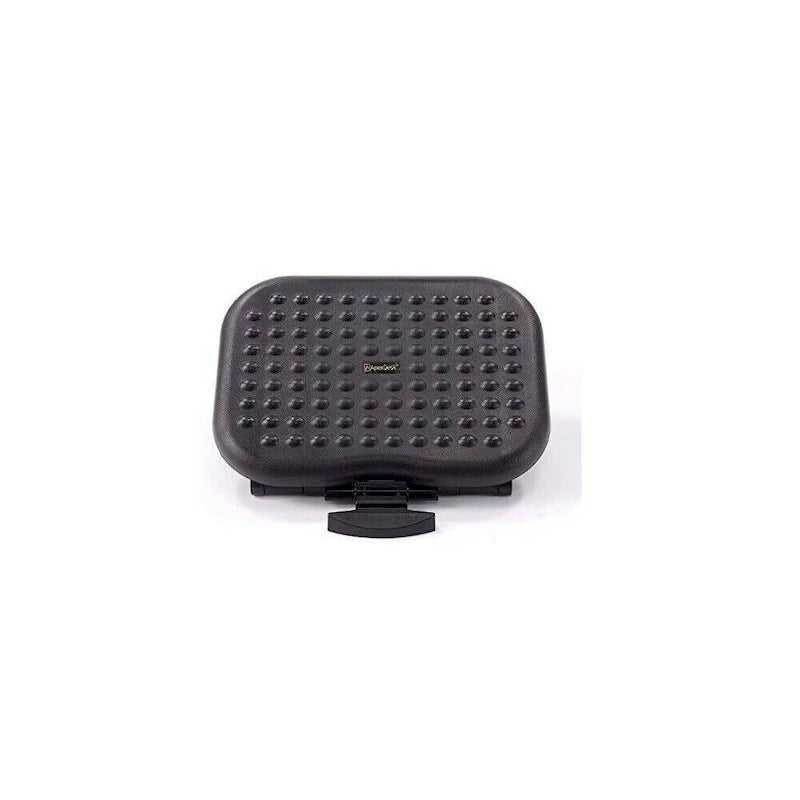 ApexDesk Adjustable Massaging Foot Rest with Non-Skid Surface 18 x 13.5 (Black)