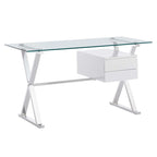 Sector 56 Glass Top Glass Office Desk