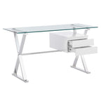 Sector 56 Glass Top Glass Office Desk