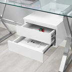 Sector 56 Glass Top Glass Office Desk