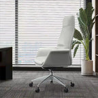 Summit High-Back Leather Office Chair with Swivel and Tilt