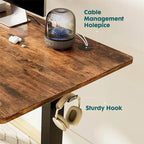 Electric Height Adjustable Standing Desk,Sit to Stand Computer Desk
