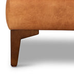 Poly & Bark Essex Ottoman - Full Grain Genuine Italian Leather