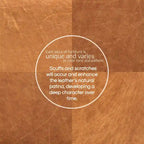 Poly & Bark Essex Ottoman - Full Grain Genuine Italian Leather