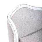 Magnolia Manor Antique White Upholstered Accent Chair