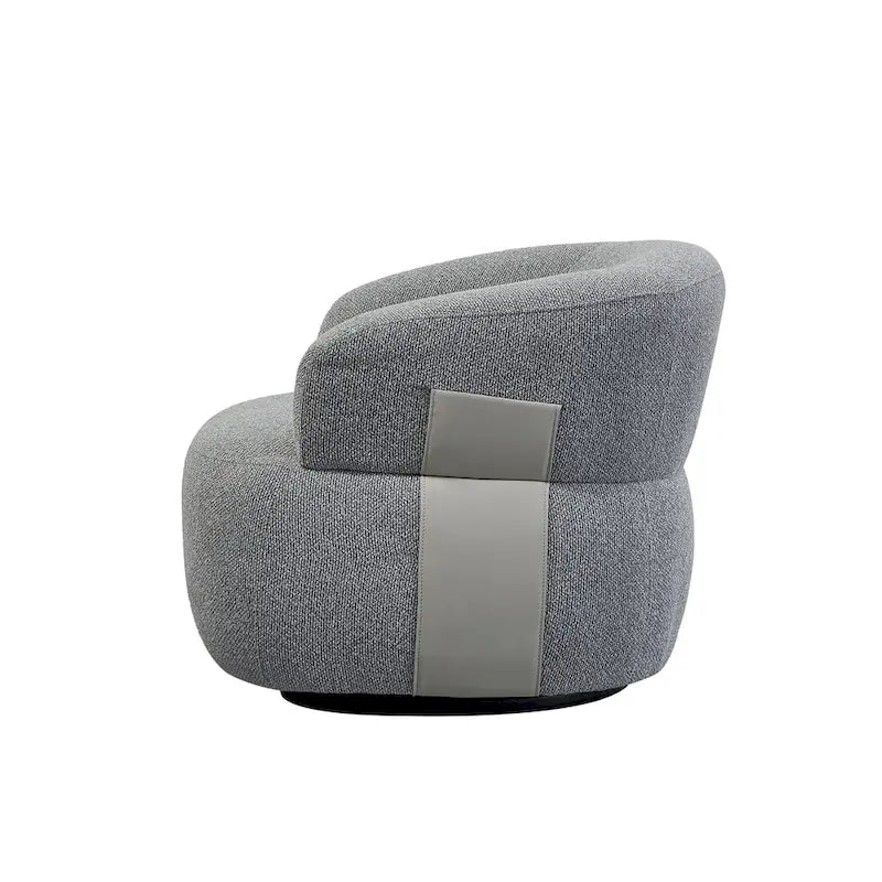 Kieon 33W 360 Swivel Modern Barrel Chair Accent Chair Set of 2