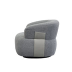 Kieon 33W 360 Swivel Modern Barrel Chair Accent Chair Set of 2