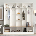 Merax Wide Design Hall Tree with Storage Bench