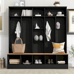 Merax Wide Design Hall Tree with Storage Bench