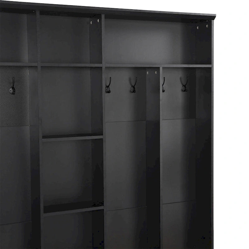 Merax Wide Design Hall Tree with Storage Bench
