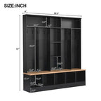 Merax Wide Design Hall Tree with Storage Bench