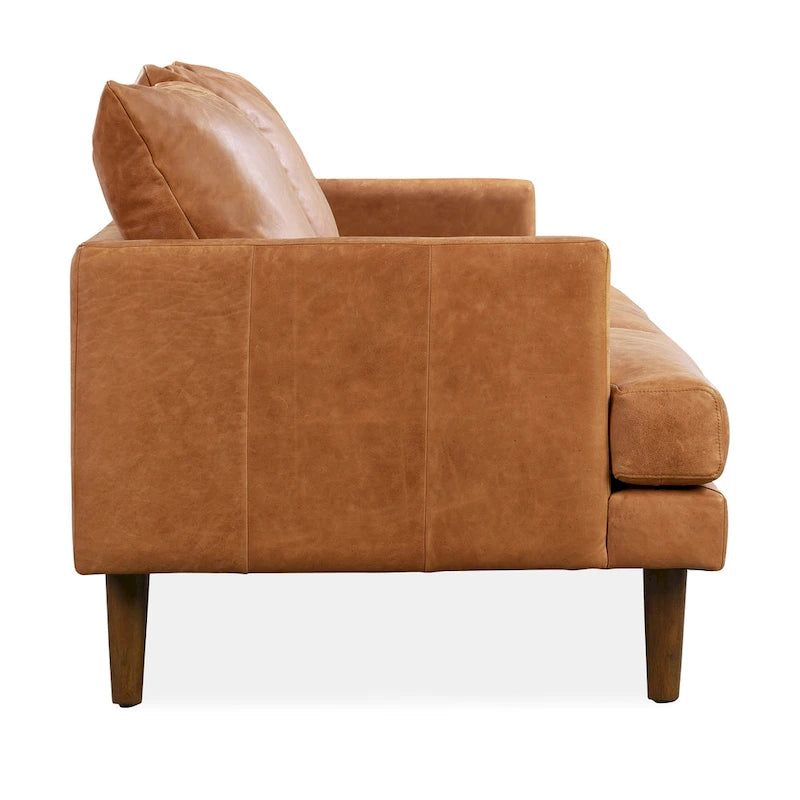 Poly & Bark Girona 88 Sofa - Full Grain Genuine Italian Leather