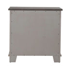 River Place Riverstone White & Tobacco Accent Cabinet