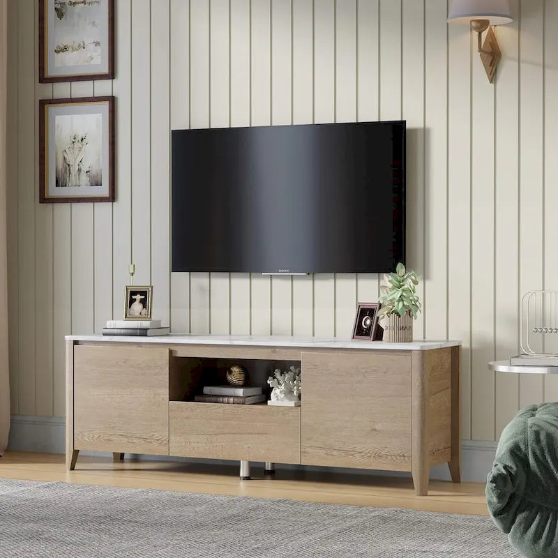58 Modern TV stand Entertainment Center TV cabinet with Storage - 58 inches