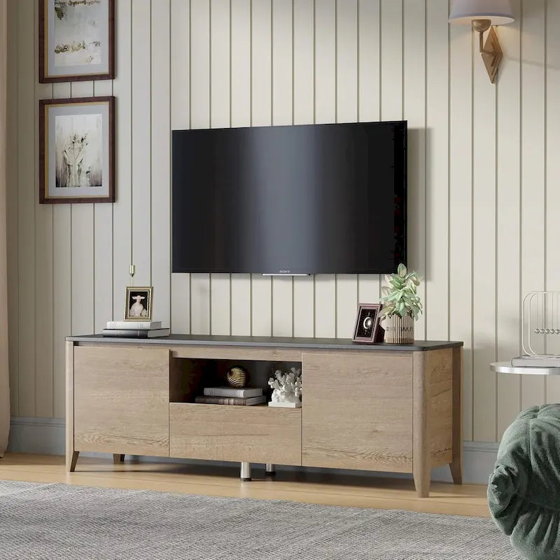 58 Modern TV stand Entertainment Center TV cabinet with Storage - 58 inches