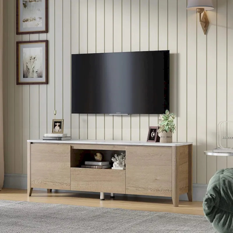58 Modern TV stand Entertainment Center TV cabinet with Storage - 58 inches