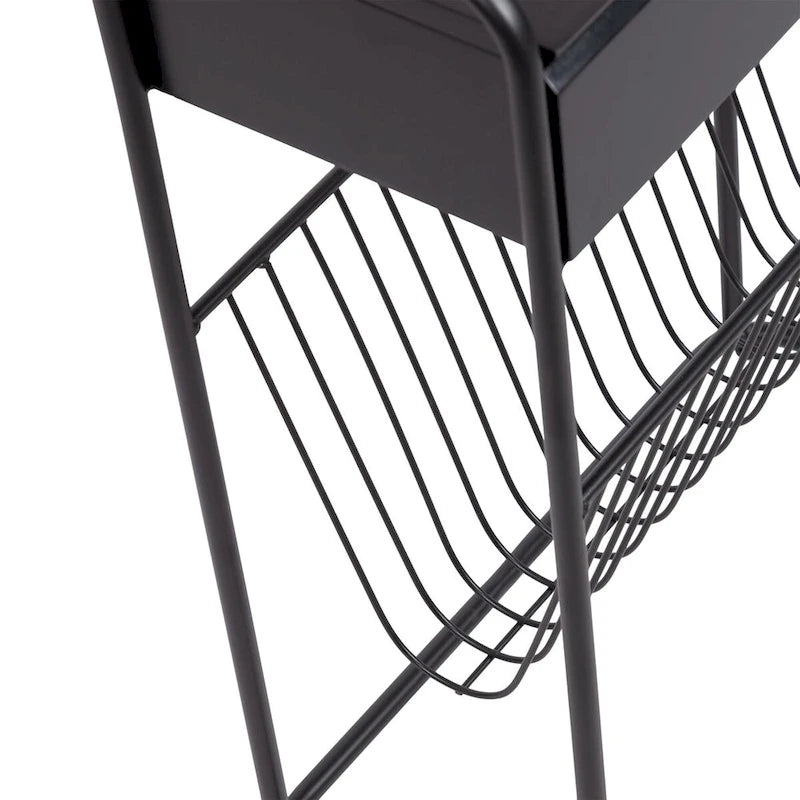 Kate and Laurel Kura Narrow Side Table - 19x9x26