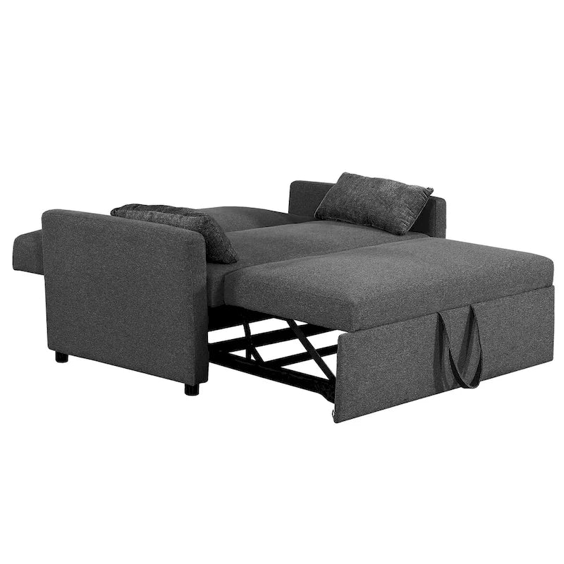 Taite 58 in. Convertible Pull Out Sleeper Sofa Bed