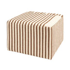 Wool Kilim Upholstered Coffee Table Ottoman