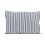 Josie Black Backless Wooden Nook with Cushion Set