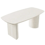 Clihome Wood Large Accent Dining Table