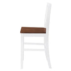 Rustic Farmhouse 5-Piece Counter Height Dining Table Set