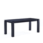 Manhattan Comfort Rockaway Modern 70.86 Solid Wood Dining Table