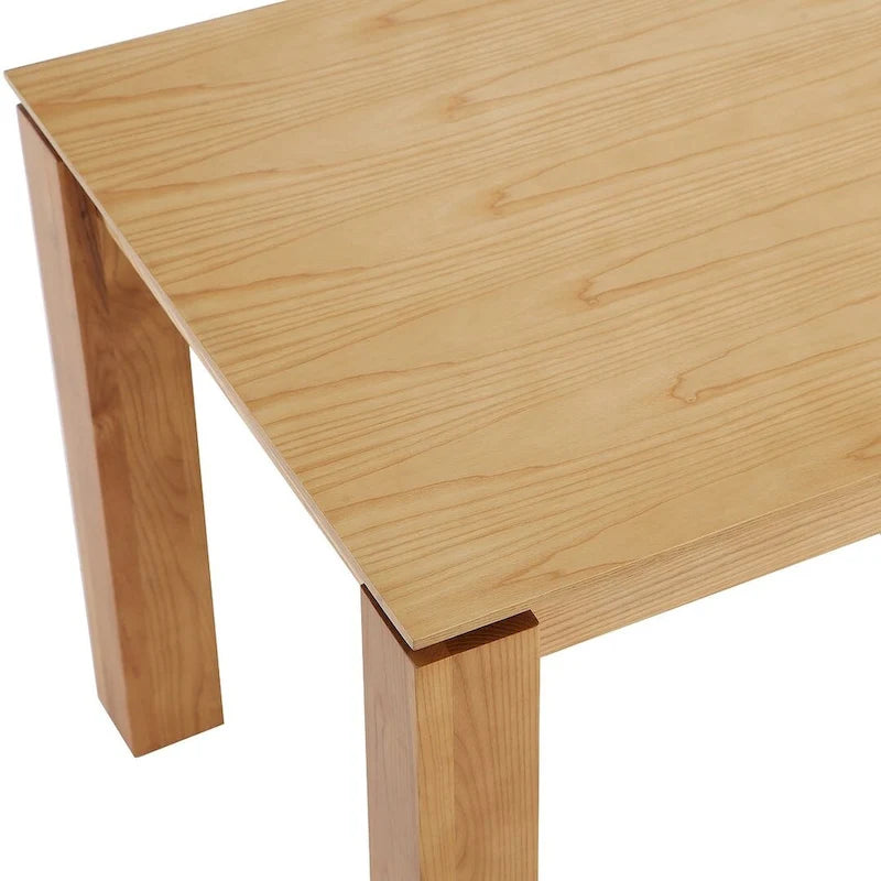 Manhattan Comfort Rockaway Modern 70.86 Solid Wood Dining Table