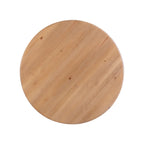 Quinlan Rustic Solid Wood Round Dining Table