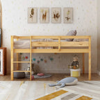 Wood Loft Bed Low Loft Beds with Ladder