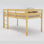 Wood Loft Bed Low Loft Beds with Ladder