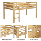 Wood Loft Bed Low Loft Beds with Ladder