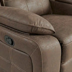 Lesley 2-Piece Living Room Reclining Set, Brown