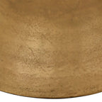 Galena 40 Wide Cast Aluminum Dining Table, Gold
