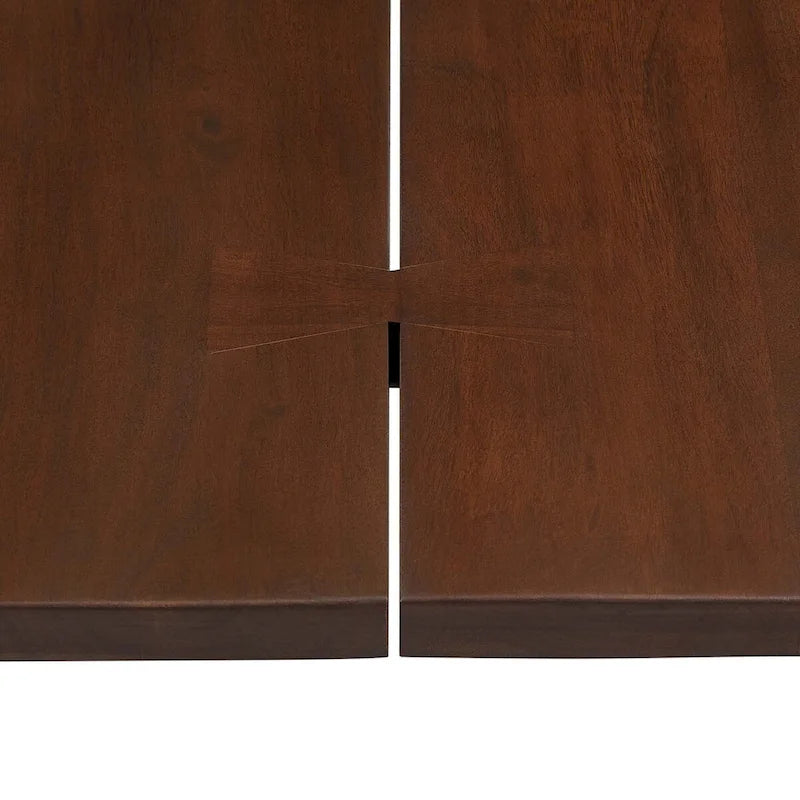 Viggo 74 Live Edge Acacia Wood Dining Table