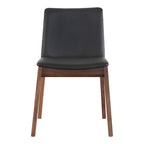 Aurelle Home Derk Modern Solid Walnut Dining Chairs - Set of 2