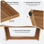 70.87-Inch Wood Dining Table, Large Dining Room Table for 6-8 People, Kitchen Dinner Table