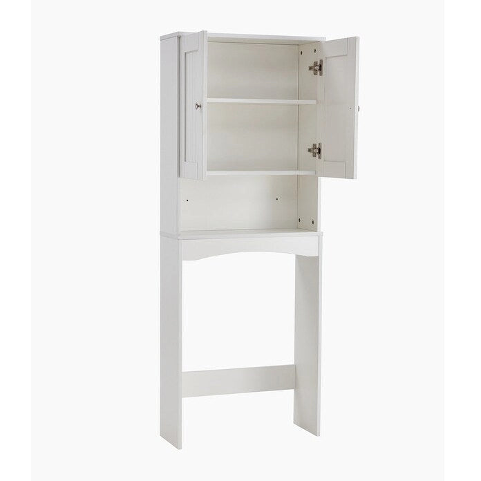 Home Bathroom Shelf Over-The-Toilet, Bathroom Storage Cabinet Organizer Space Saver