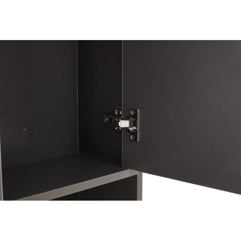 Home Bathroom Shelf Over-The-Toilet, Bathroom Storage Cabinet Organizer Space Saver
