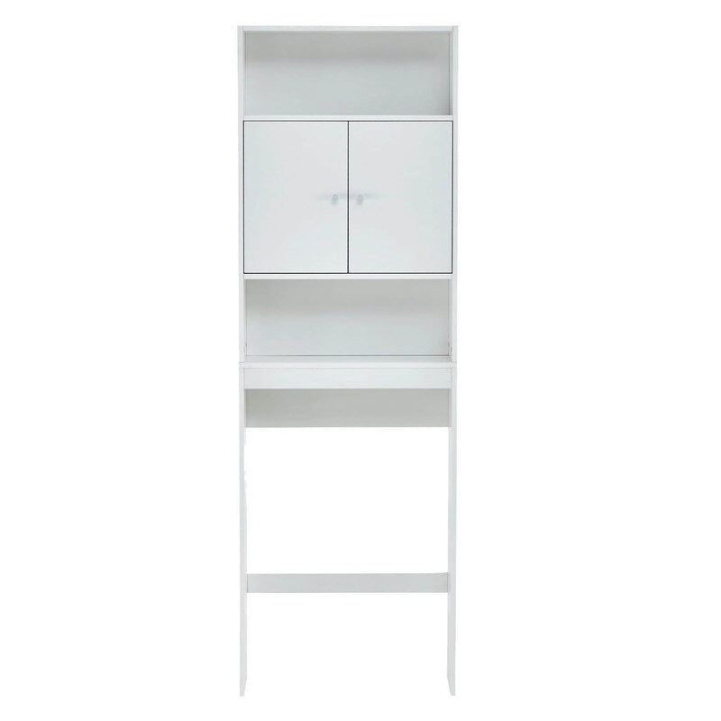 Home Bathroom Shelf Over-The-Toilet, Bathroom Storage Cabinet Organizer Space Saver