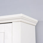 Bathroom Wooden Storage Cabinet Over-The-Toilet Space Saver - 23.62 x 7.72 x 67.32 inch