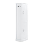 Freestanding Storage Cabinet with Hook