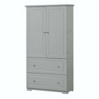 Tall Bathroom Storage Cabinet with Drawers and Adjustable Shelf