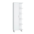 Crovie 63 Tall Modern Bathroom Seven Shelves Tall Linen Tower