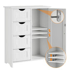 Bathroom Storage Cabinet - 11.9D x 21.9W x 32H