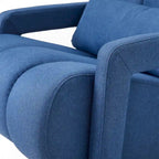 Modern Upholstered accent chair, Comfortable Linen Fabric with a pillow for Living room,bedroo,mLinen