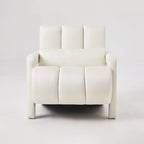 Modern Upholstered accent chair, Comfortable Linen Fabric with a pillow for Living room,bedroo,mLinen